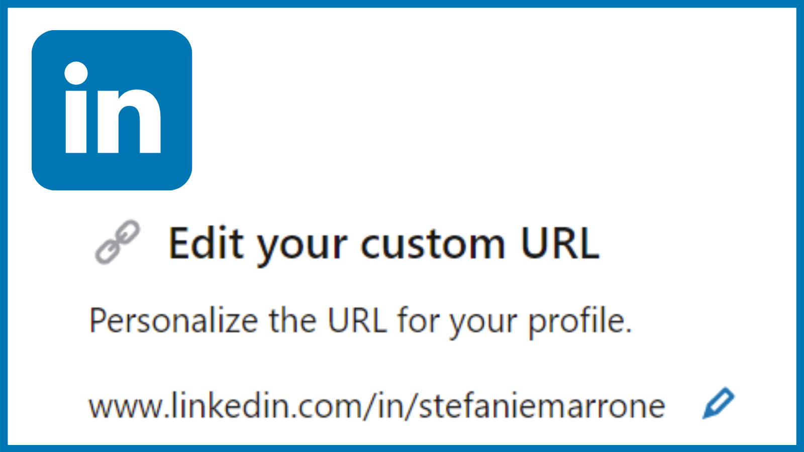 url to your linkedin profile