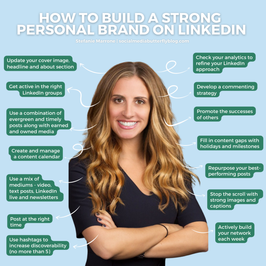 How to Build a Strong LinkedIn Personal Brand | The Social Media Butterfly