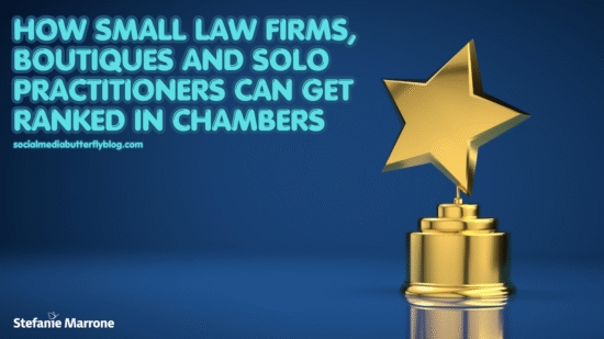 How small law firms and solo practitioners can get ranked in chambers
